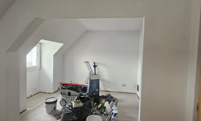 Ratissage 1 passe sur murs et plafond